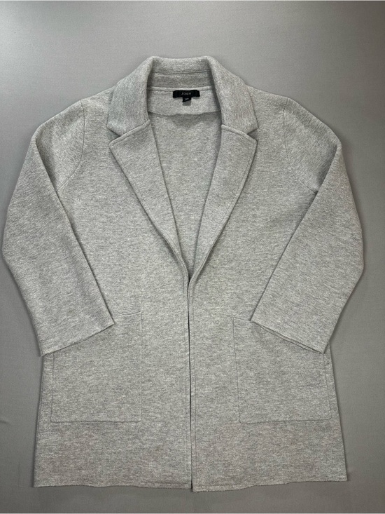 J. Crew Jackets & Blazers - J Crew Sophie Open-Front Sweater Blazer Jacket, Cotton/Wool Blend - Womens XS